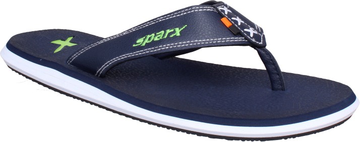 mens navy blue flip flops