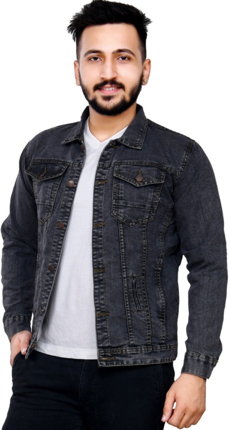 flipkart denim jacket men