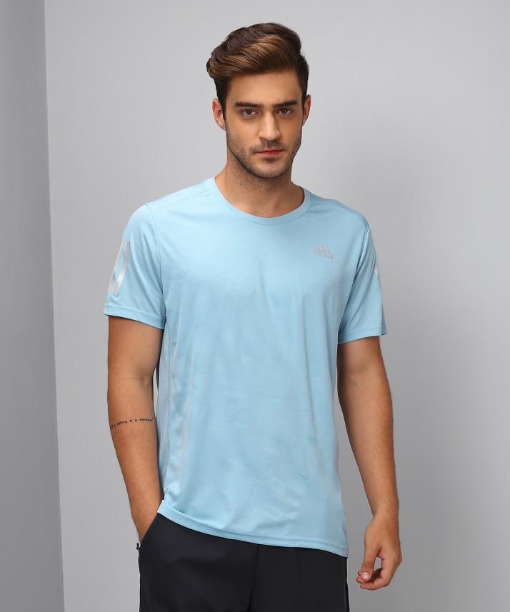 light blue crew neck t shirt