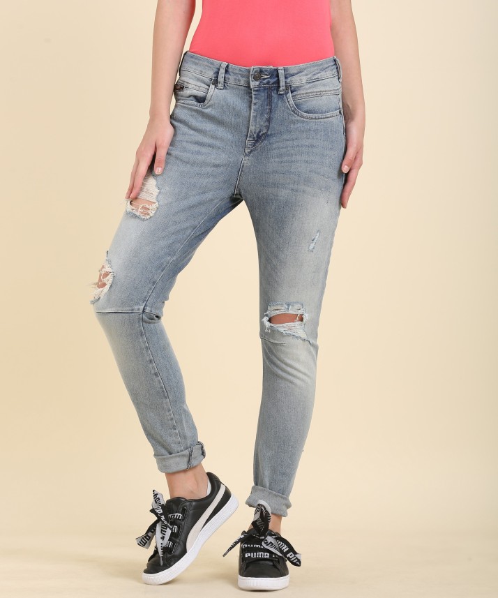 damage jeans for women flipkart