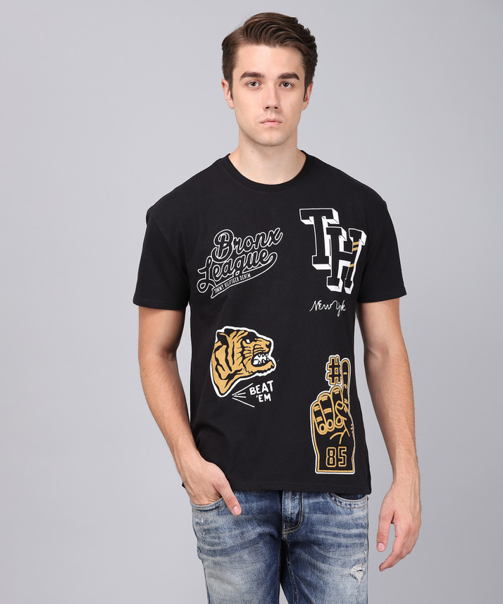 black tommy hilfiger crew neck