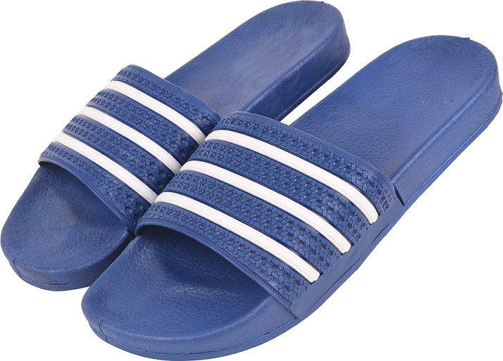 blue mens slides