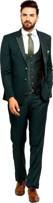 green 5 piece suit