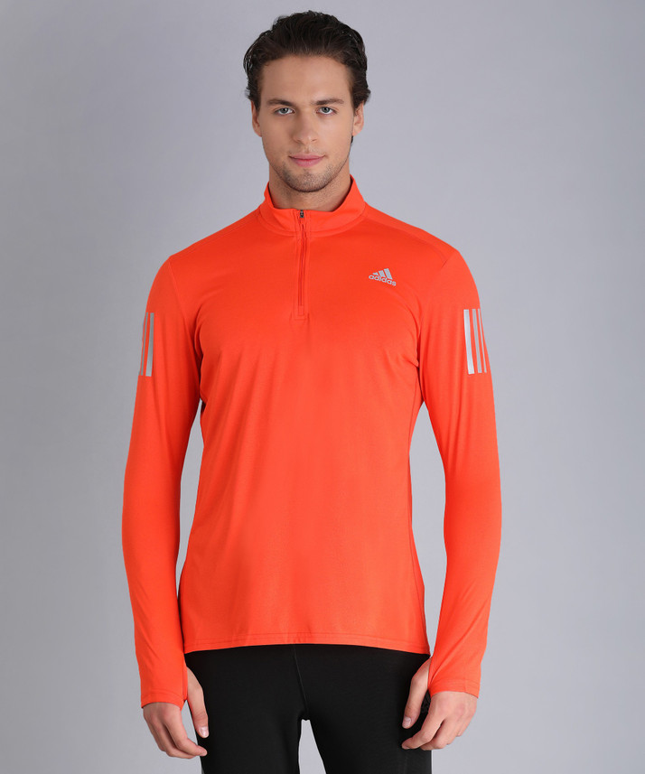 orange full sleeve t shirt