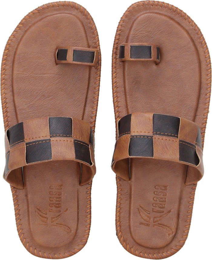 flipkart leather chappal