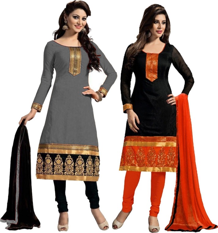 black salwar suit flipkart