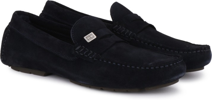 tommy hilfiger suede loafers