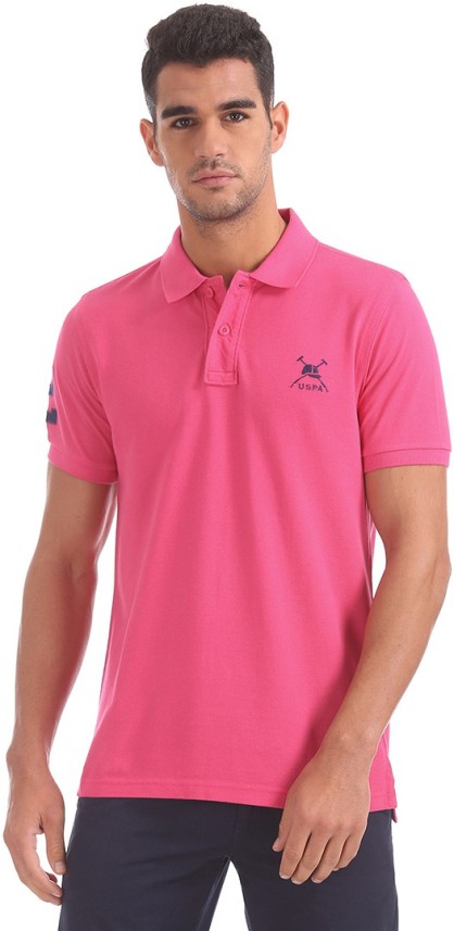 polo pink t shirt