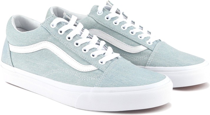 light blue vans old skool mens