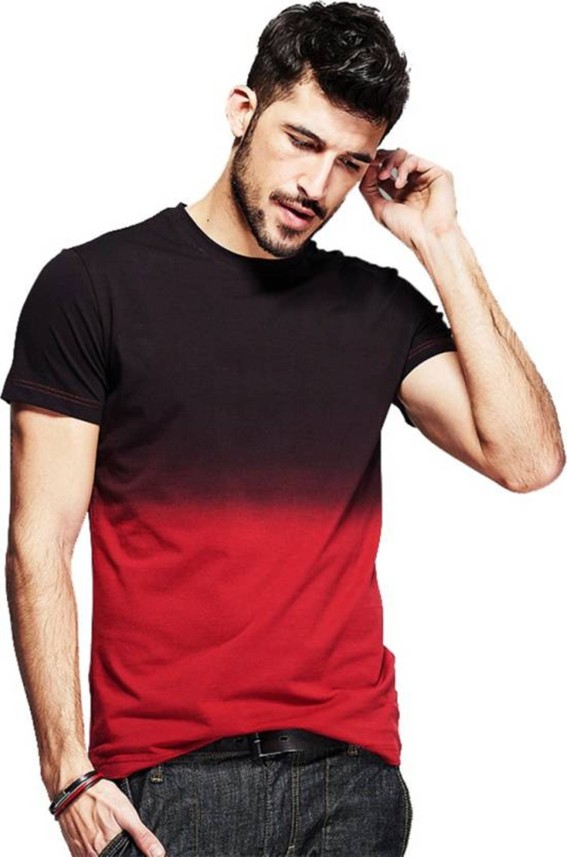 red black t shirt