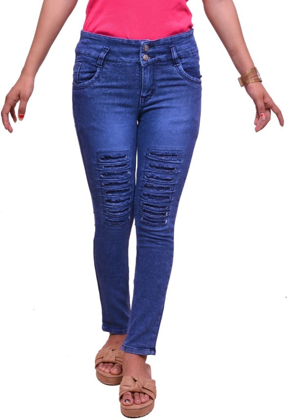 cotton jeans flipkart