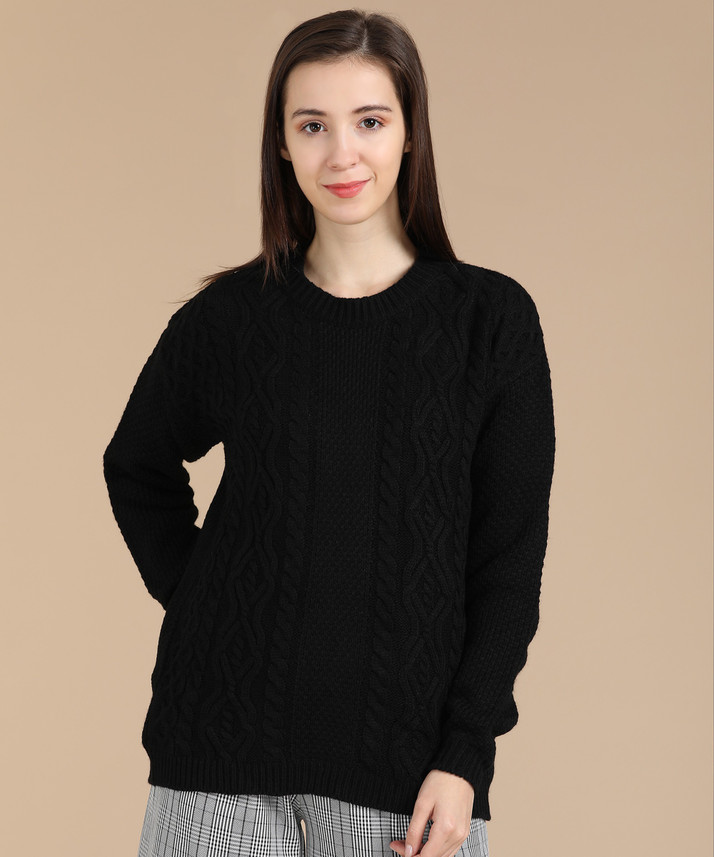 black sweater design