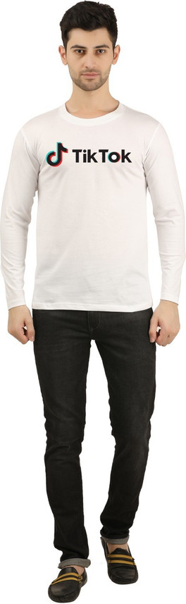 tik tok white shirt