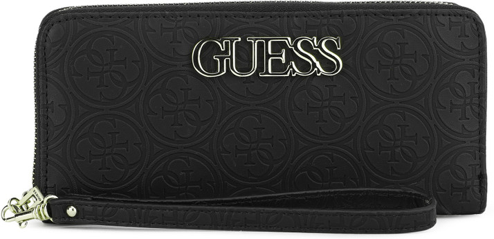 guess leather wallet womens