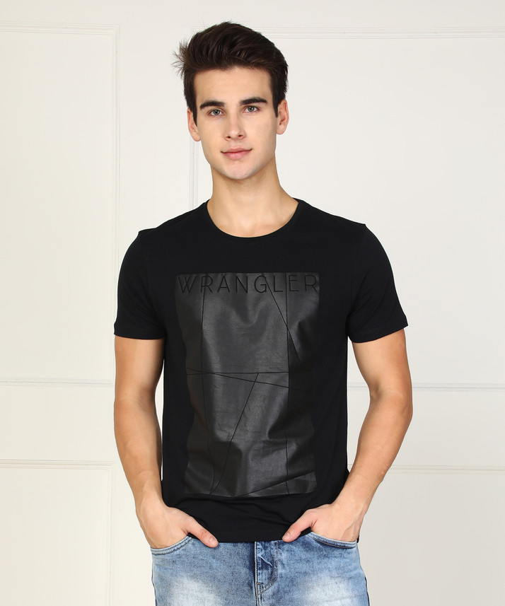 wrangler t shirt black