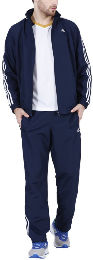 adidas tracksuit mens navy - Main Image