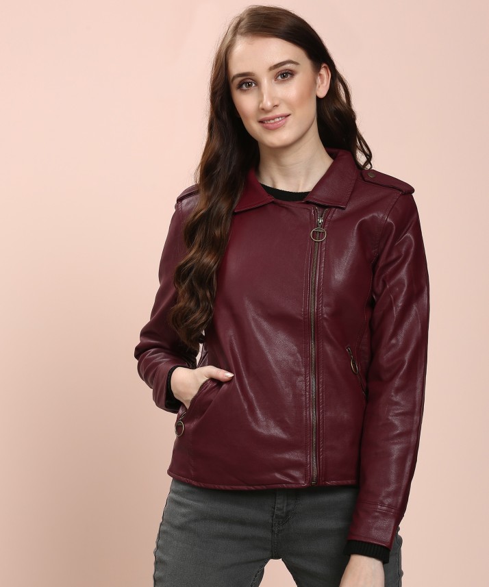 flipkart leather jacket ladies