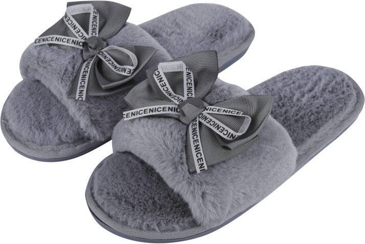 fur slippers flipkart