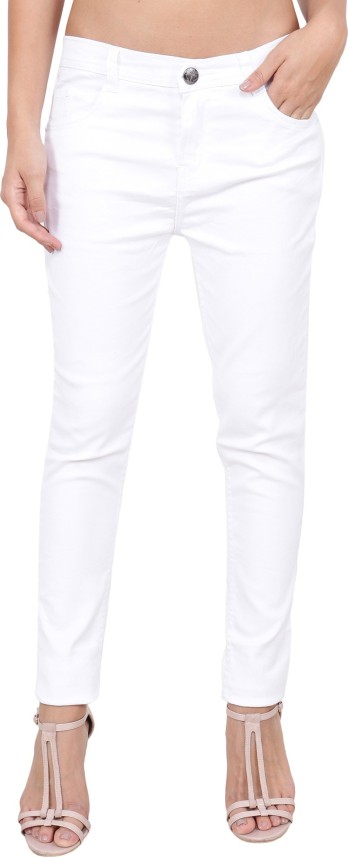 white jeans on flipkart