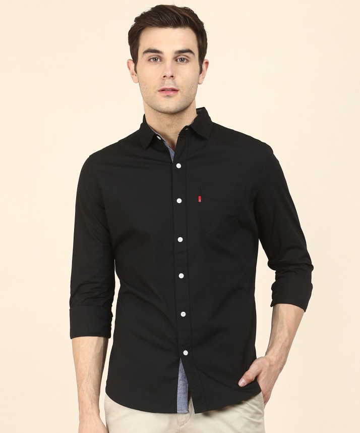 levis black shirt price