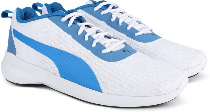 puma white sports shoes for men