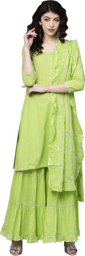 flipkart gota patti suit