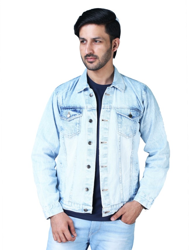 flipkart denim jacket men