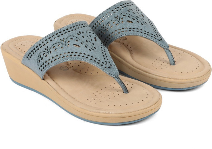 bata women's soft heel chappal and slippers