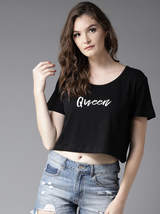crop t shirt flipkart
