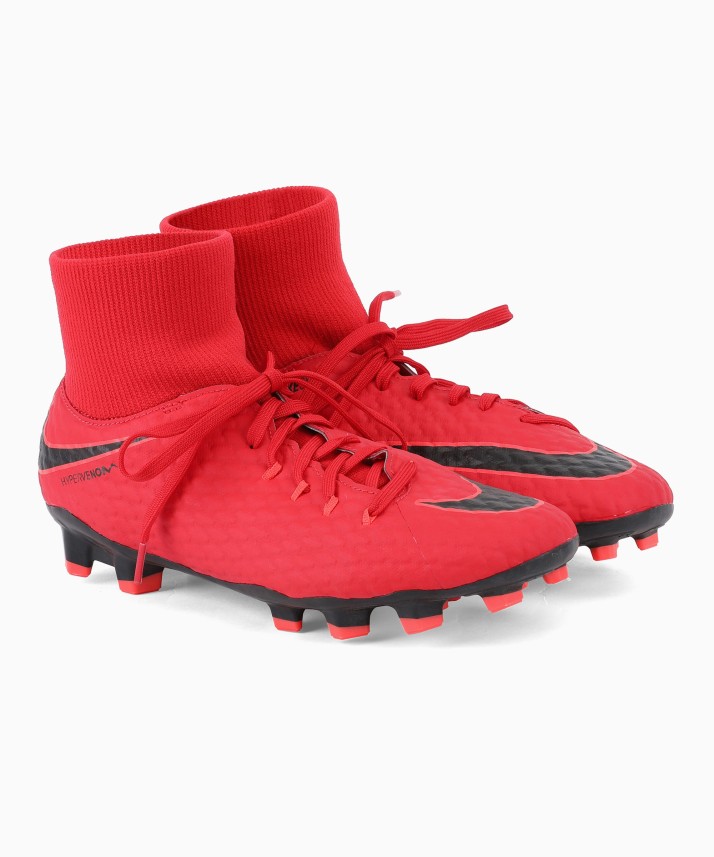 red hypervenom football boots