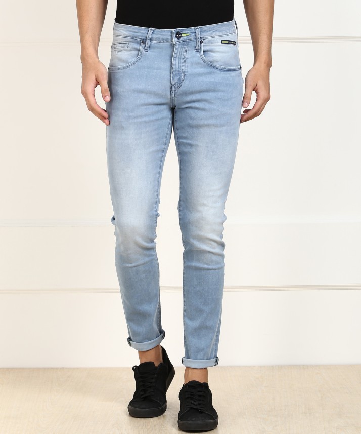 flying machine slim men light blue jeans