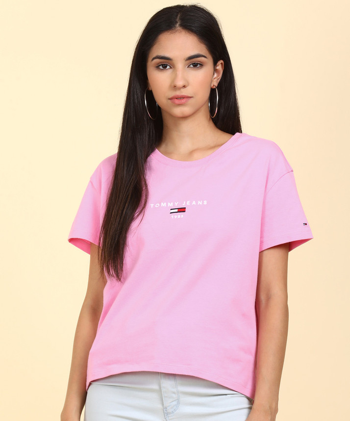 tommy hilfiger pink tshirt