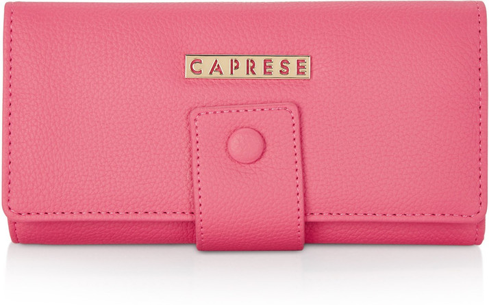 caprese pink wallet