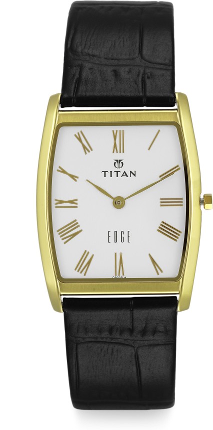 titan edge watch white