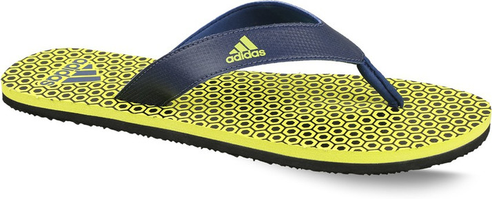 adidas beach print flip flops