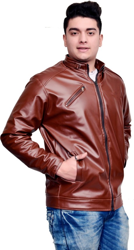 mens leather jacket in flipkart