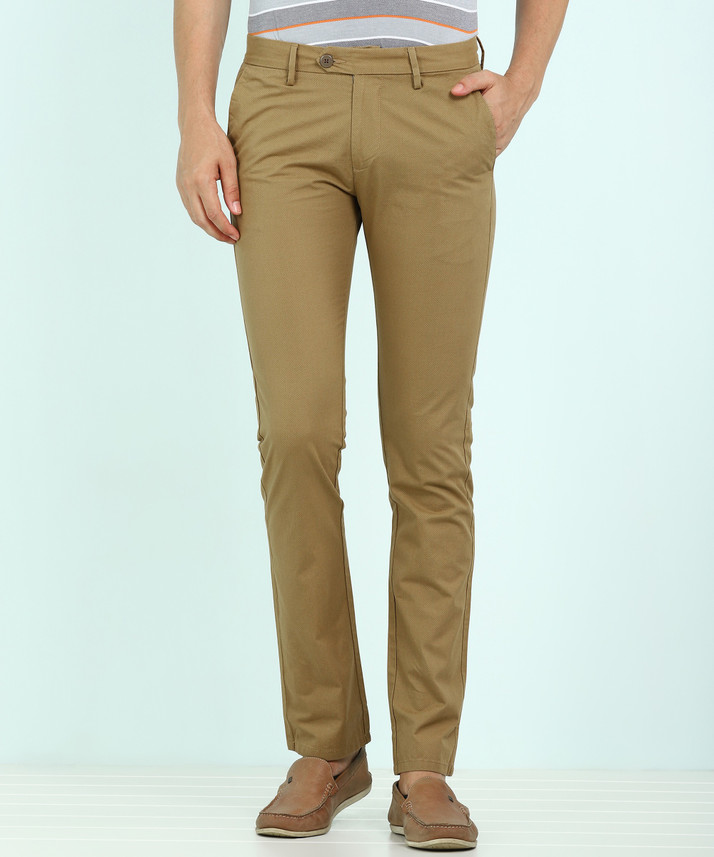 PETER ENGLAND Slim Fit Men Brown 