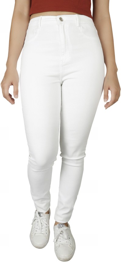 white jeans flipkart