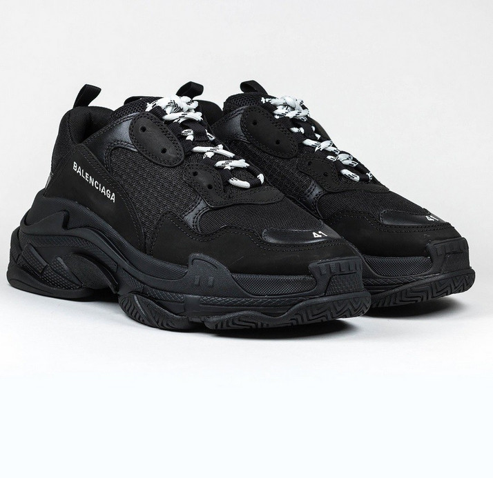 balenciaga all black shoes