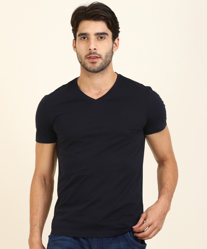 calvin klein black v neck undershirt