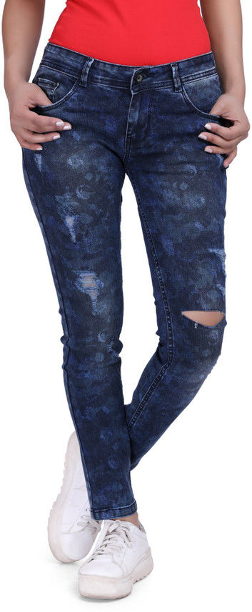NO ERROR Skinny Women Blue Jeans - Buy 