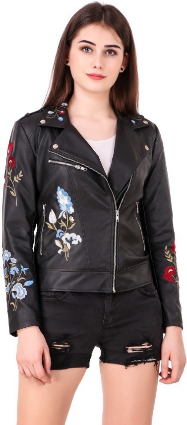 flipkart leather jacket ladies