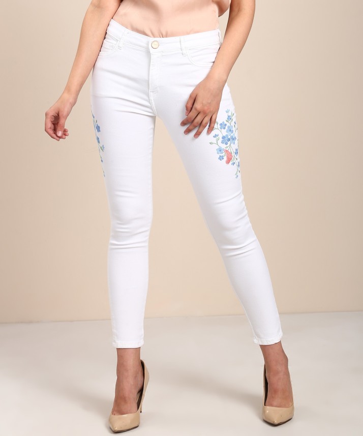 white jeans on flipkart