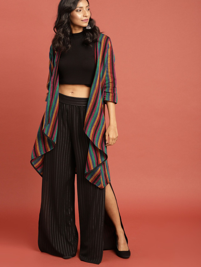 multicolor long shrug