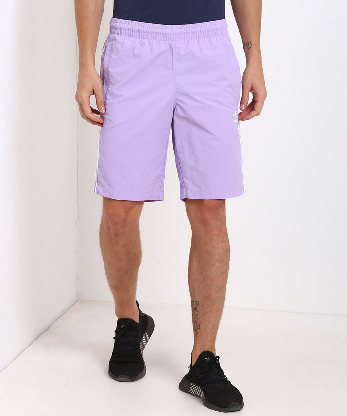adidas originals purple shorts