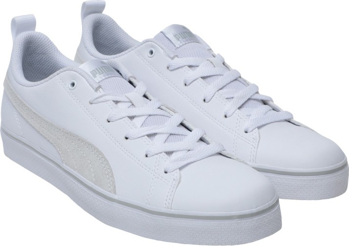 puma court point sl v3 white