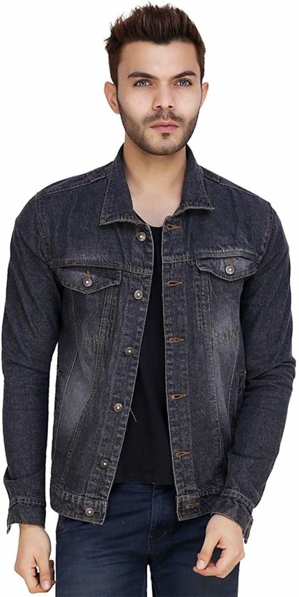 flipkart denim jacket men