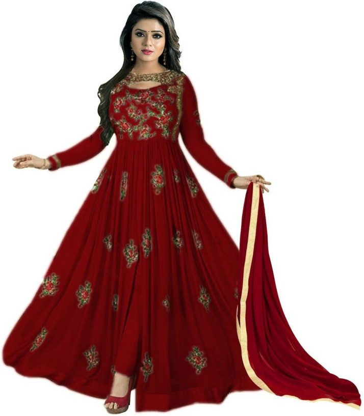 fancy gown on flipkart