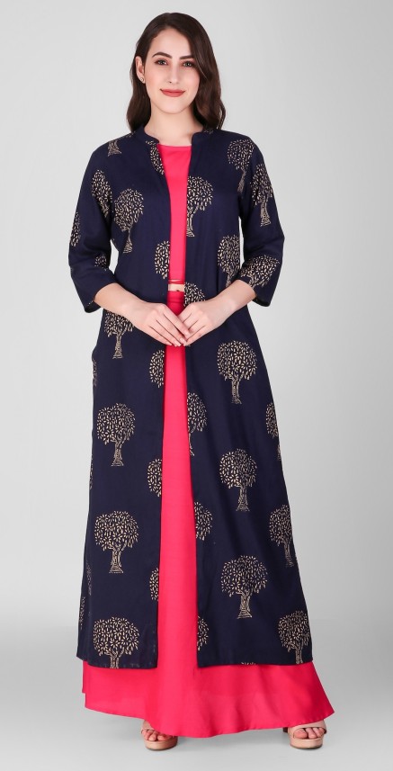 long ethnic jacket for ladies