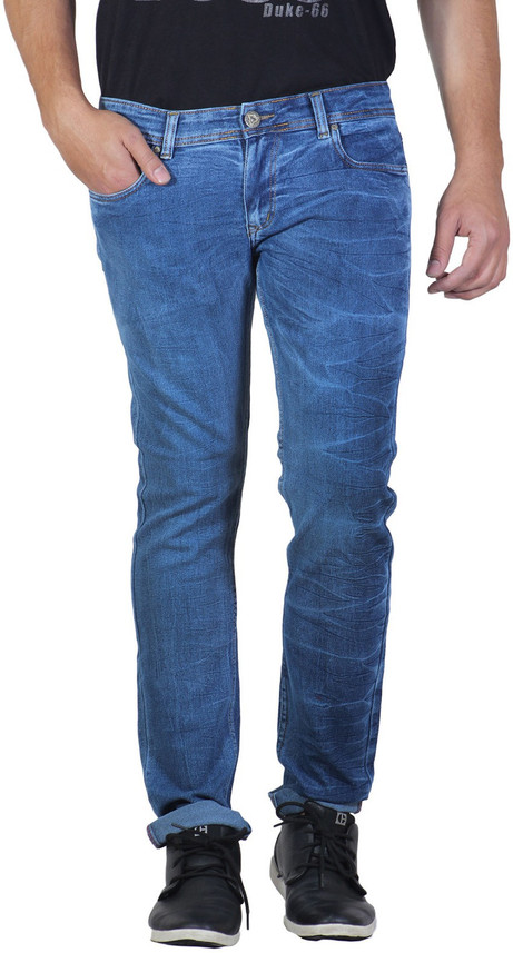 BRAND AMERICA Slim Men Blue Jeans - Buy 